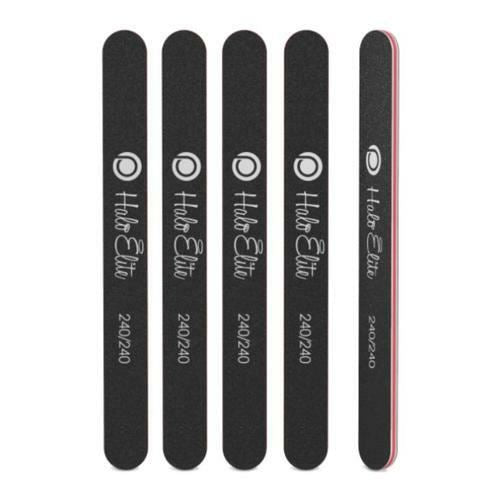 Elite Black Straight File 240/240 - 5 pack 1