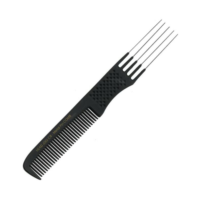 Hairtools Head Jog C8 Metal Pin Comb 1