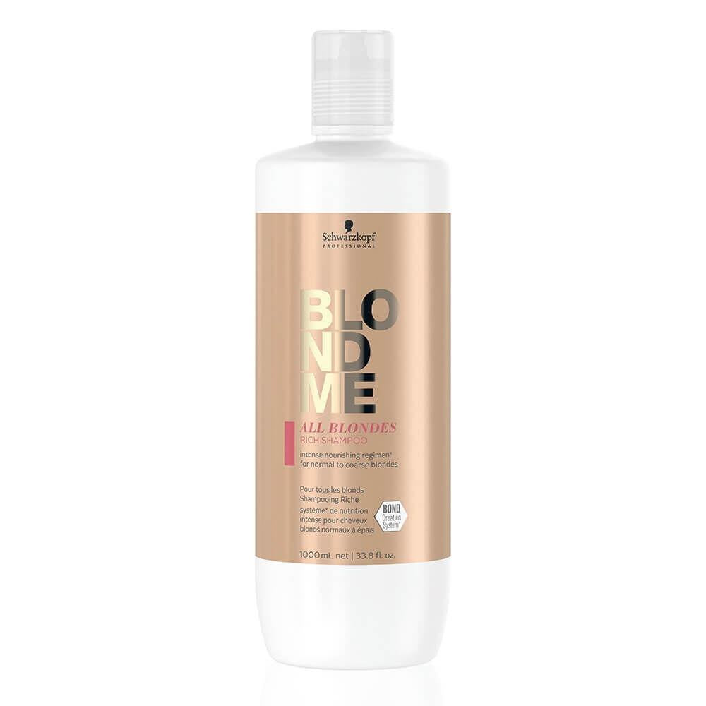 Schwarzkopf Professional BlondMe All Blondes Rich Shampoo 1000ml 1