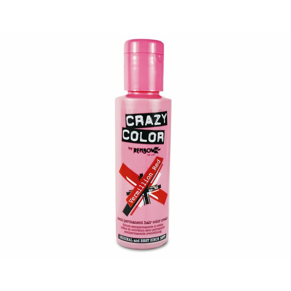 Crazy Colour Vermillion Red 100ml 1