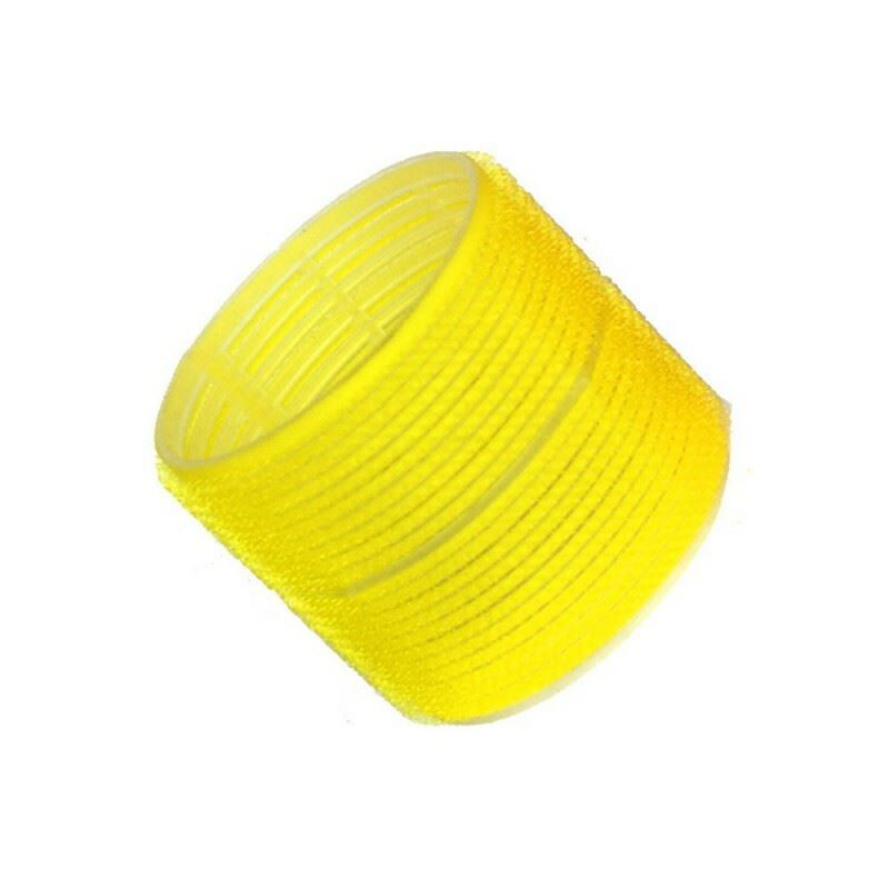 Hairtools Cling Rollers Jumbo Yellow 66mm pk6 1