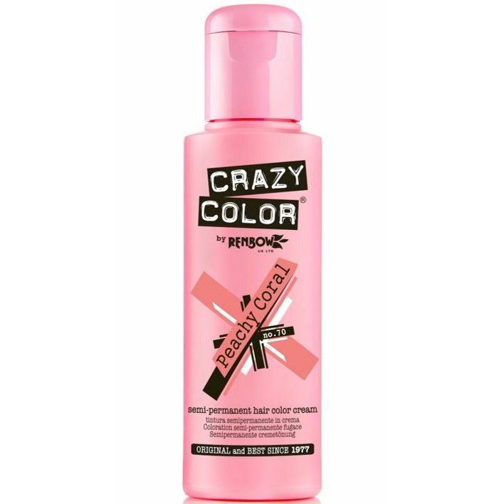 Crazy Colour Peachy Coral 100ml 1