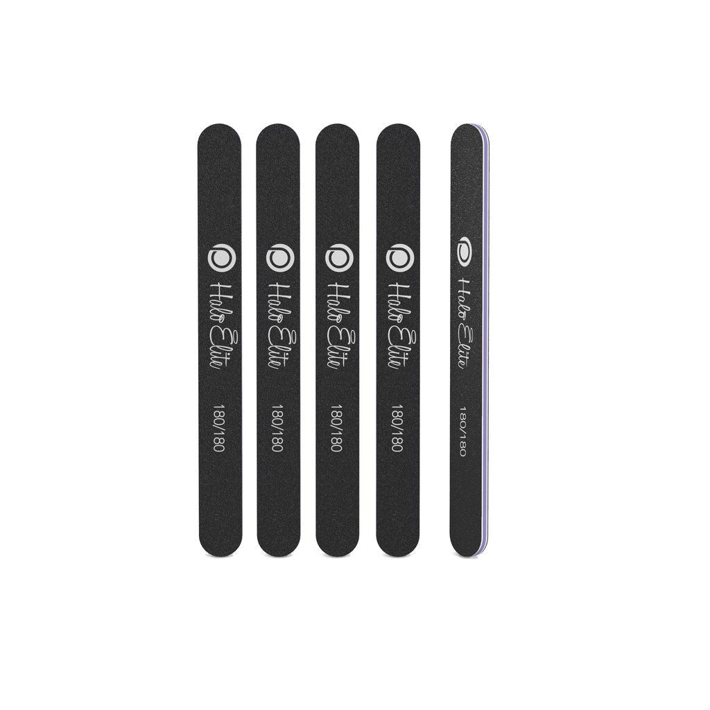 Elite Black Straight File 180/180 - 5 pack 1